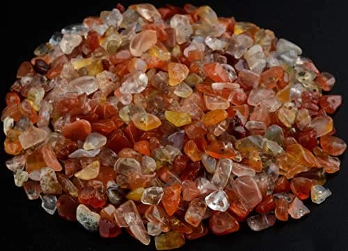 Cmidy Natural Chip Stone Beads Red Agate 5-8mm (150g/5.29oz) | Genuine Gemstones for Jewelry Making thumbnail 2