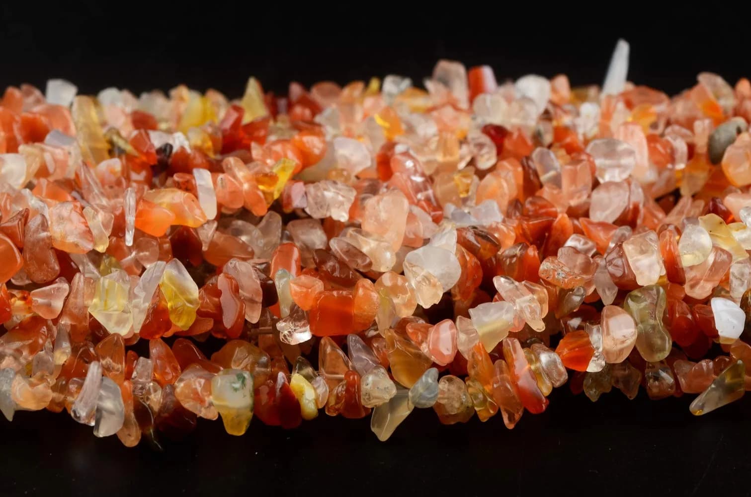 Cmidy Natural Chip Stone Beads Red Agate 5-8mm (150g/5.29oz) | Genuine Gemstones for Jewelry Making - view 4