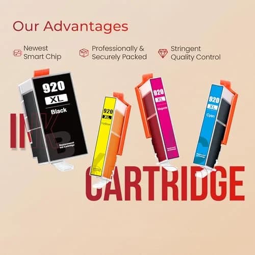 ejet 920XL Ink Cartridges Combo Pack for HP 920XL | High Page Yield & Compatible with Officejet 6500 thumbnail 6