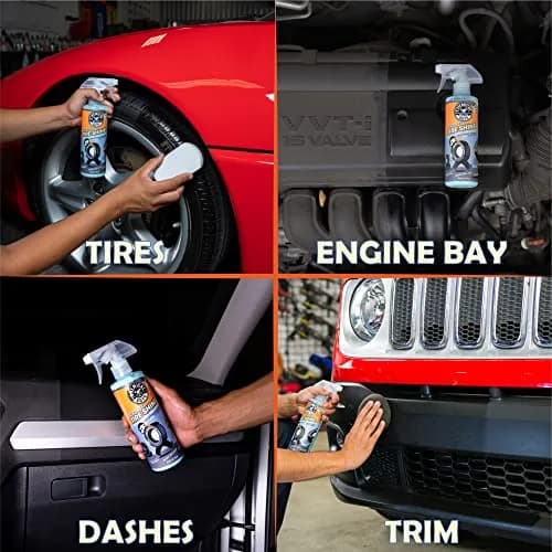 Chemical Guys Tire Kicker Extra Glossy Tire Shine Spray 3.78 L (1 Gallon) | Restores Deep Wet Look & Protects Rubber, Vinyl, Plastic thumbnail 4