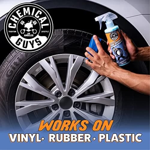 Chemical Guys Tire Kicker Extra Glossy Tire Shine Spray 3.78 L (1 Gallon) | Restores Deep Wet Look & Protects Rubber, Vinyl, Plastic thumbnail 8