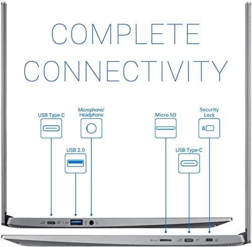Acer Notebook Computer 15.6" FHD | Intel Core i3-8130U, 4GB DDR4, 128GB eMMC, Steel Gray thumbnail 5