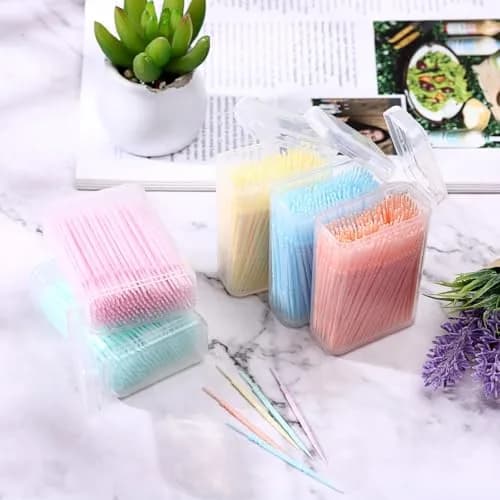 EXCEART Disposable Interdental Toothpicks 1000pcs | Portable Oral Cleaner for Teeth & Gums thumbnail 6