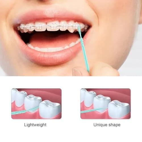 EXCEART Disposable Interdental Toothpicks 1000pcs | Portable Oral Cleaner for Teeth & Gums thumbnail 2