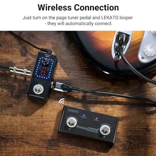 LEKATO Wireless Page Turner Pedal Bluetooth Foot Pedal for Tablets Phone | Support Android & IOS above v13.4 | External Pedal for Loop Control thumbnail 3