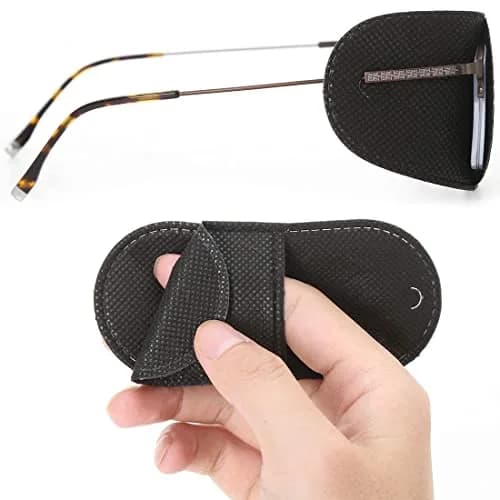 VEEJION Black 12PCS Eye Patches for Glasses | Treat Lazy Eye Amblyopia for Left or Right Eyes thumbnail 5