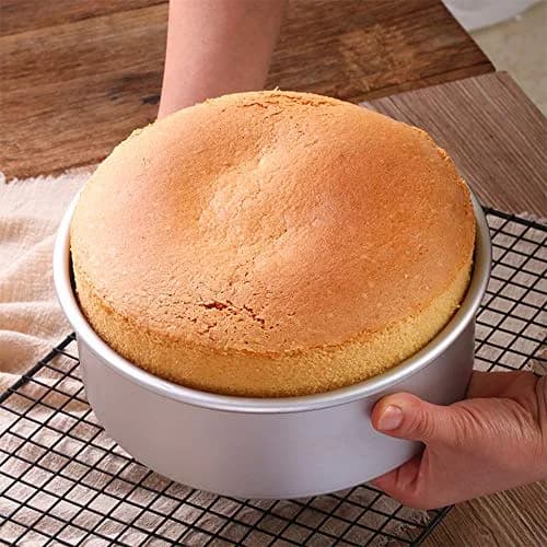 OUKEYI 10 Inch Round Cheesecake Pan with Removable Bottom | 25.4 cm (10 inches) Anodized Aluminum Baking Mold thumbnail 5