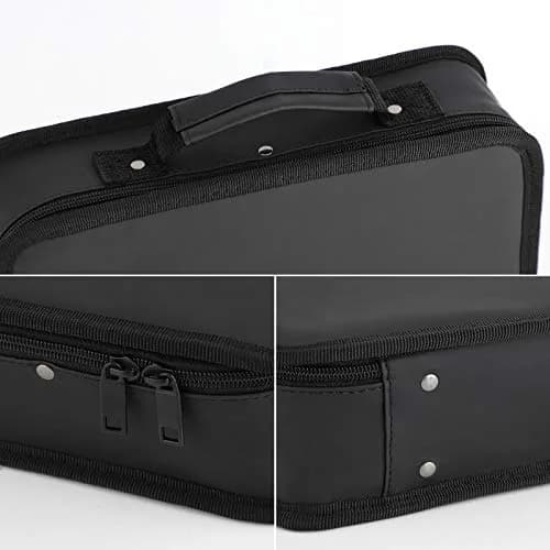 Segbeauty Barber Tool Bag, 30 x 21.5 x 8 cm | PU Leather Travel Makeup & Hair Kit Organizer thumbnail 5
