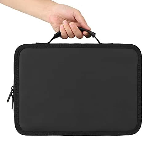 Segbeauty Barber Tool Bag, 30 x 21.5 x 8 cm | PU Leather Travel Makeup & Hair Kit Organizer thumbnail 6