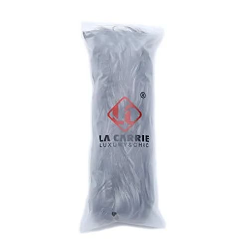 LA CARRIE Women's Faux Fur Plush Leg Warmers - Grey With Tips | One Size (15.9 cm loop, 19.8 cm knit) thumbnail 7