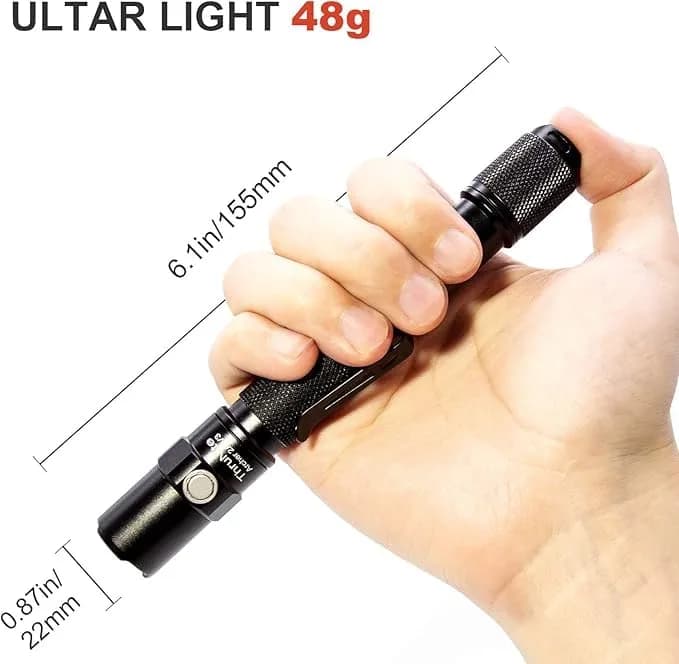 ThruNite Archer 2A V3 LED Flashlight, 155mm, 48g | 500 Lumens, Waterproof, AA Power thumbnail 4