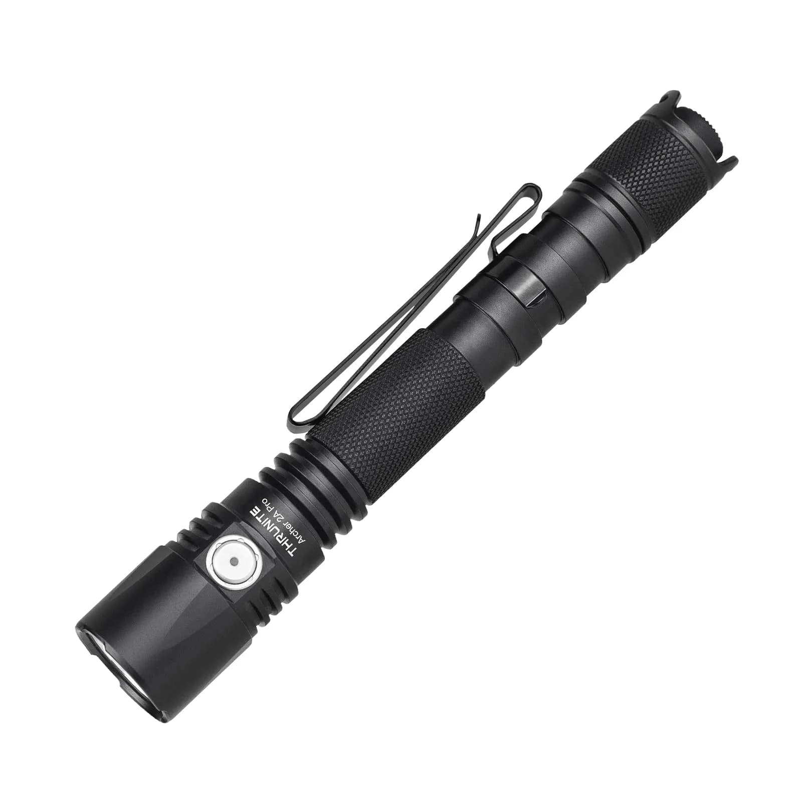 ThruNite Archer 2A V3 LED Flashlight, 155mm, 48g | 500 Lumens, Waterproof, AA Power — Archer 2A Pro Black Cool White (1PC)