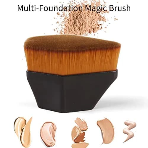 Daubigny Foundation Brush Iron Type for Face & Blush | Flawless Makeup Tool (Black) thumbnail 5