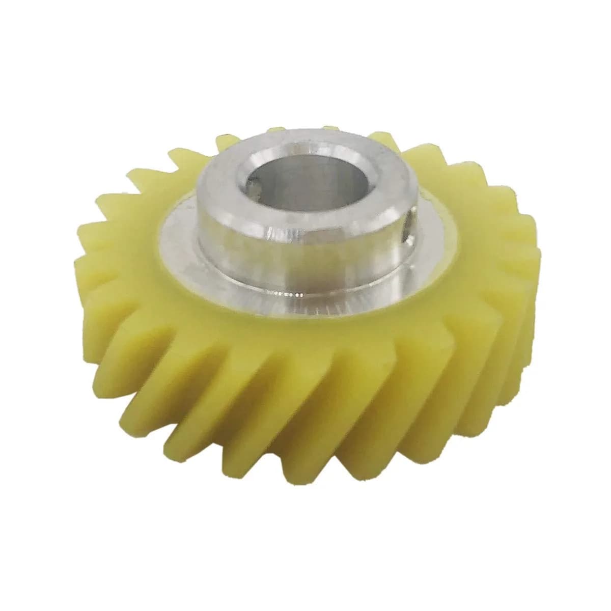 spartshome Mixer Worm Gear Replacement for W10112253 | Compatible with Whirlpool & KitchenAid Mixers — Yellow