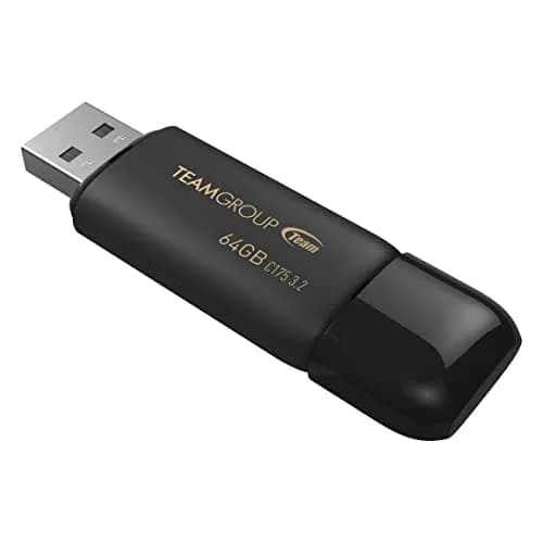 TEAMGROUP C175 64GB 3 Pack USB 3.2 Gen 1 Flash Drive | High-Speed Data Storage in Matte Black thumbnail 3