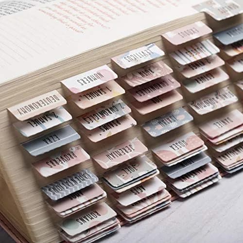 DiverseBee Laminated Bible Tabs for Girls, Kids & Women (Sweet) | Large Print, Durable, Easy Application thumbnail 4