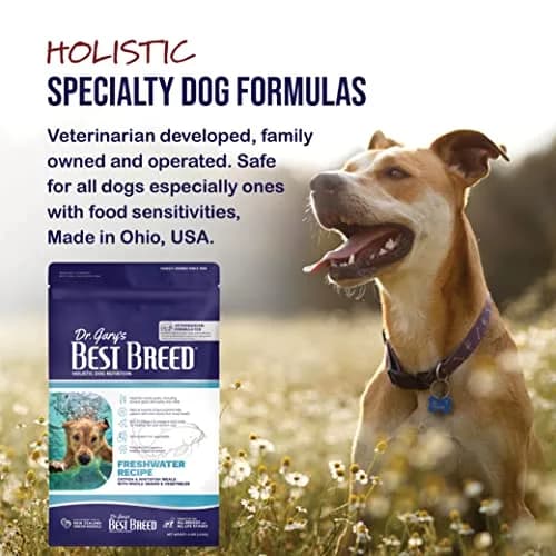 Best Breed Dr. Gary's Freshwater Recipe – Catfish & Whitefish Dry Dog Food 13 lb | Sensitive Skin & Stomach Formula thumbnail 4