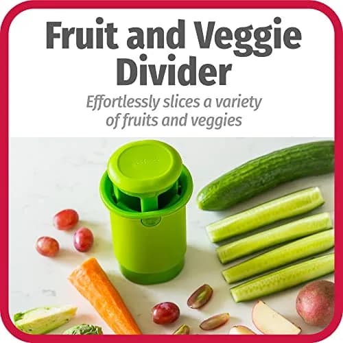 GoodCook Fruit & Veggie Divider 2.5 x 2.25 x 4.3 in | Quarters Smaller Fruits & Vegetables thumbnail 2