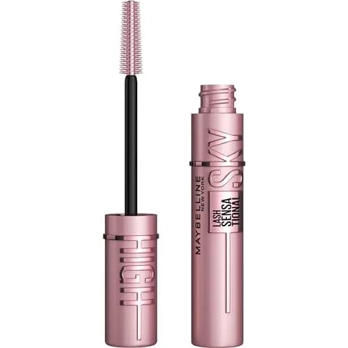 Maybelline Lash Sensational Sky High Mascara Green Altitude, 5ml (0.24 Fl Oz) (Pack of 1) | Volumizing & Lengthening Washable Mascara — BLACKEST BLACK