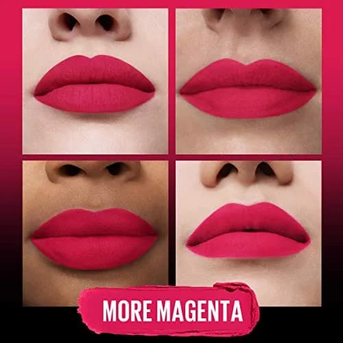 Maybelline Color Sensational Ultimatte Matte Lipstick 0.06oz | Non-Drying, Intense Magenta Pink thumbnail 3