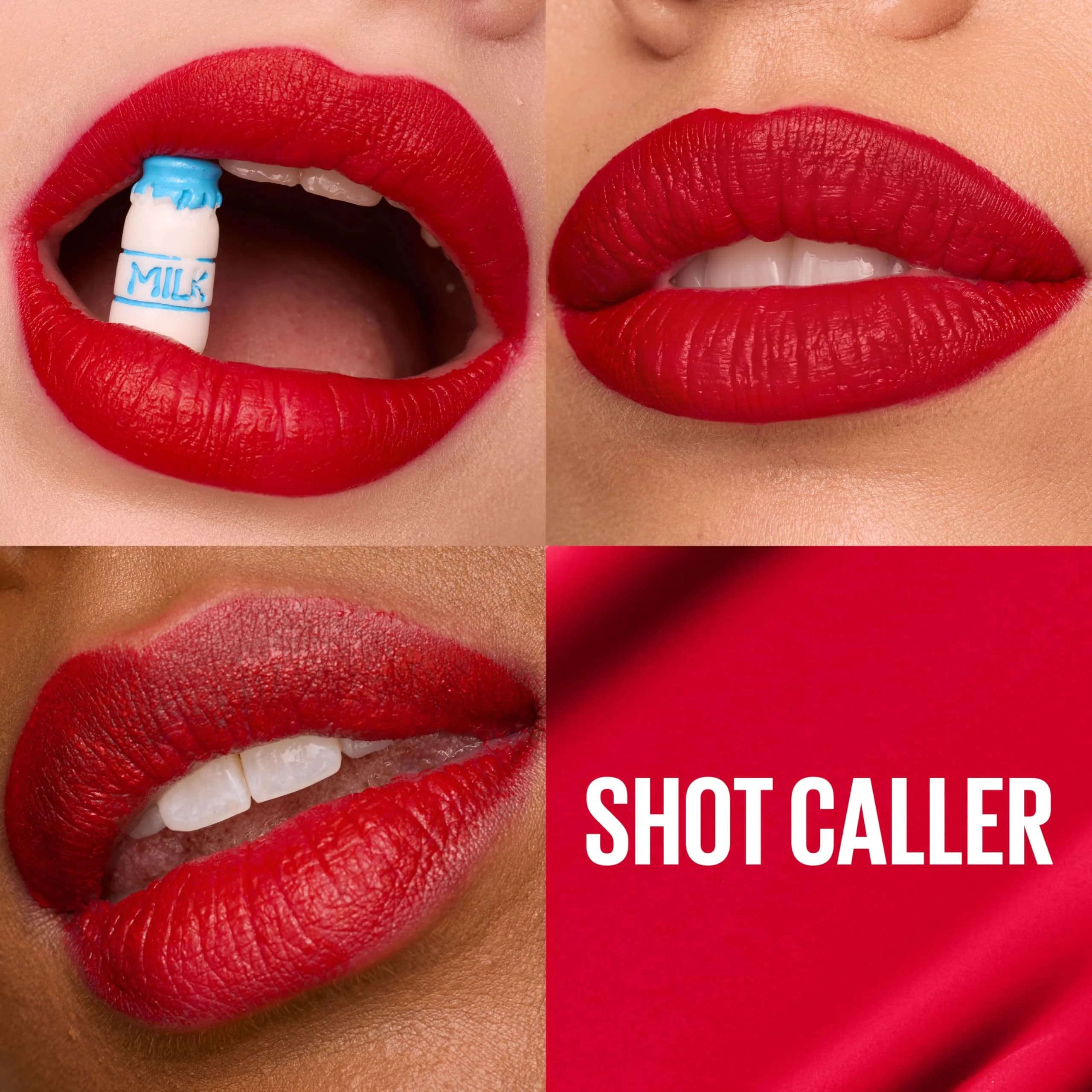 Maybelline Super Stay Matte Ink Liquid Lipstick in Shot Caller - Bright Pinky Red, 16-Hour Wear thumbnail 2