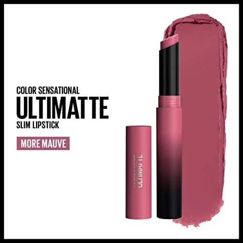 Maybelline Color Sensational Ultimatte Matte Lipstick 0.06oz | Intense, Non-Drying, Mauve Shade thumbnail 2
