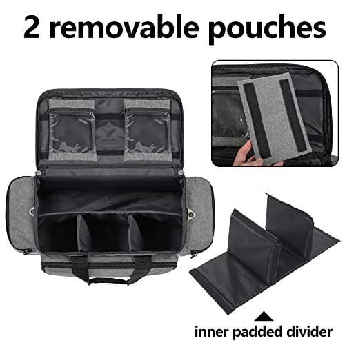 Trunab Trauma Bag with Dividers, EMT First Aid Pouch Medical Bag Empty, Grey 62.2cm x 29.7cm x 29.7cm thumbnail 2