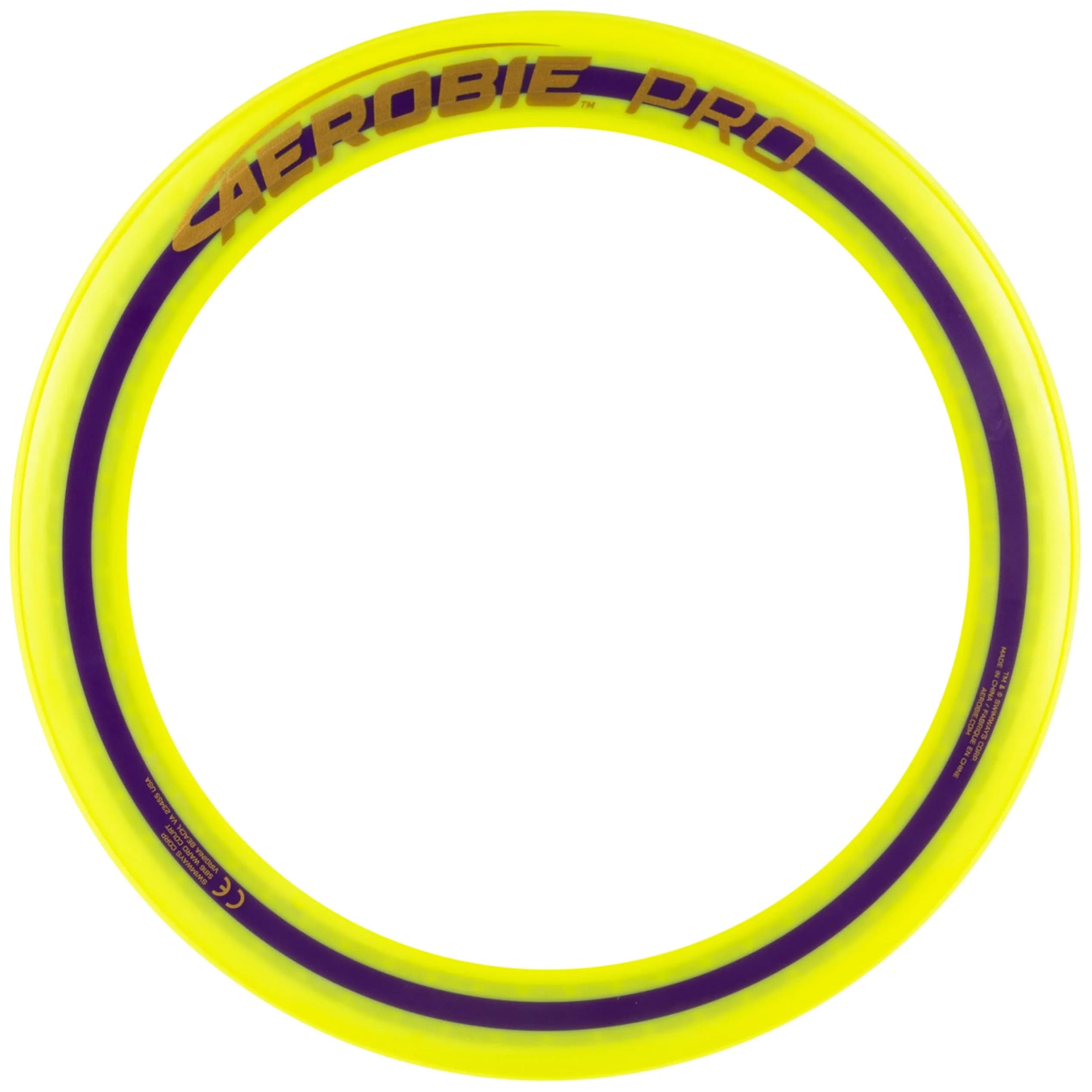 Aerobie Pro Ring Flying Disc 14 inch Yellow | World Record Distance Outdoor Toy - view 7