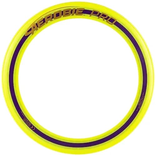 Aerobie Pro Ring Flying Disc 14 inch Yellow | World Record Distance Outdoor Toy thumbnail 7
