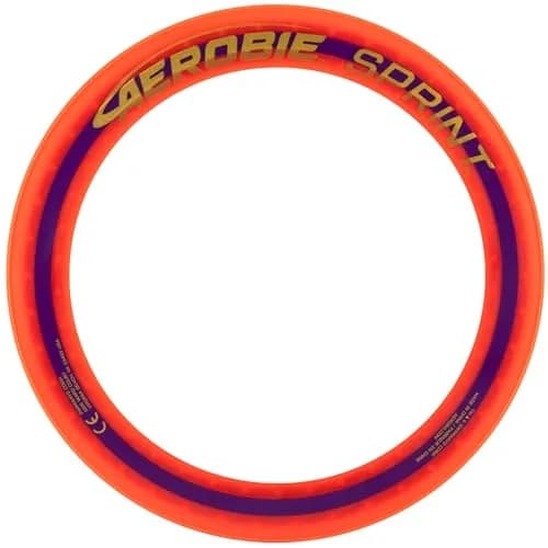 Aerobie Sprint Ring Flying Disc 10 Inches (25.4 cm) Orange | Long Distance Outdoor Toy thumbnail 1