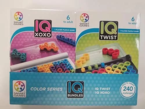 SmartGames IQ Bundles Color Series: IQ Twist & IQ XOXO | 240 Challenges for Ages 6-Adult thumbnail 2