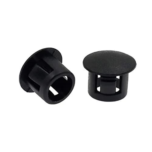 suiwotin 60PCS 8mm/5/16 Black Hole Plugs Plastic | Waterproof & Dustproof Sealing Solution thumbnail 3