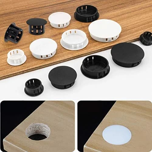 suiwotin 60PCS 25mm/1" White Hole Plugs Plastic | Waterproof, Dustproof, Durable thumbnail 6