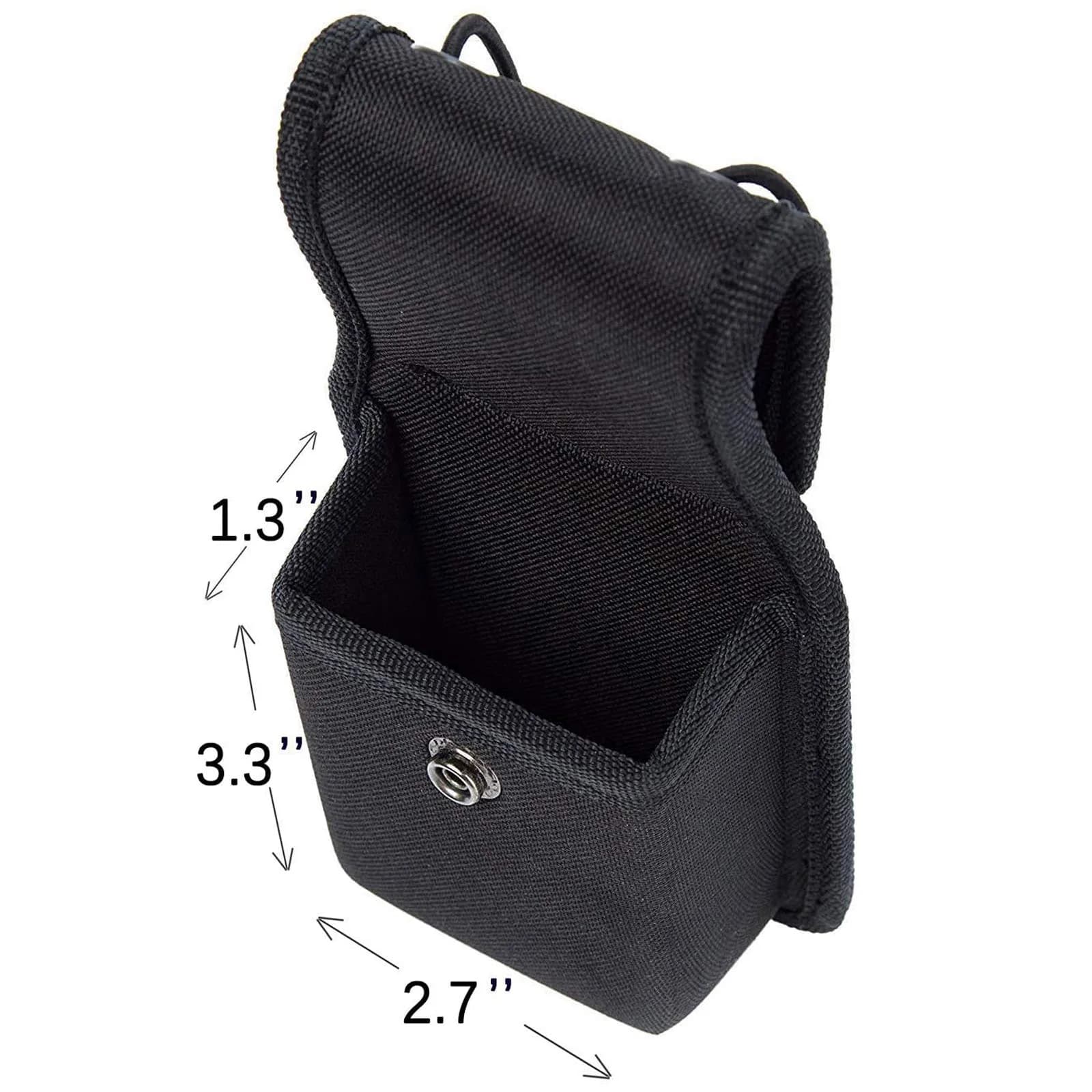 LUITON Radio Holder Holster 2-Pack | Nylon Pouch for Duty Belt with Zipper Closure - view 3