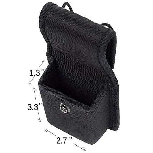 LUITON Radio Holder Holster 2-Pack | Nylon Pouch for Duty Belt with Zipper Closure thumbnail 3