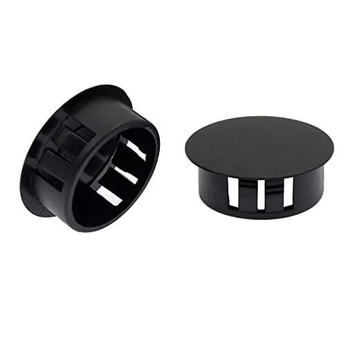 suiwotin Black Hole Plugs Plastic 25mm | Waterproof Dustproof Seal for Furniture & Equipment thumbnail 4