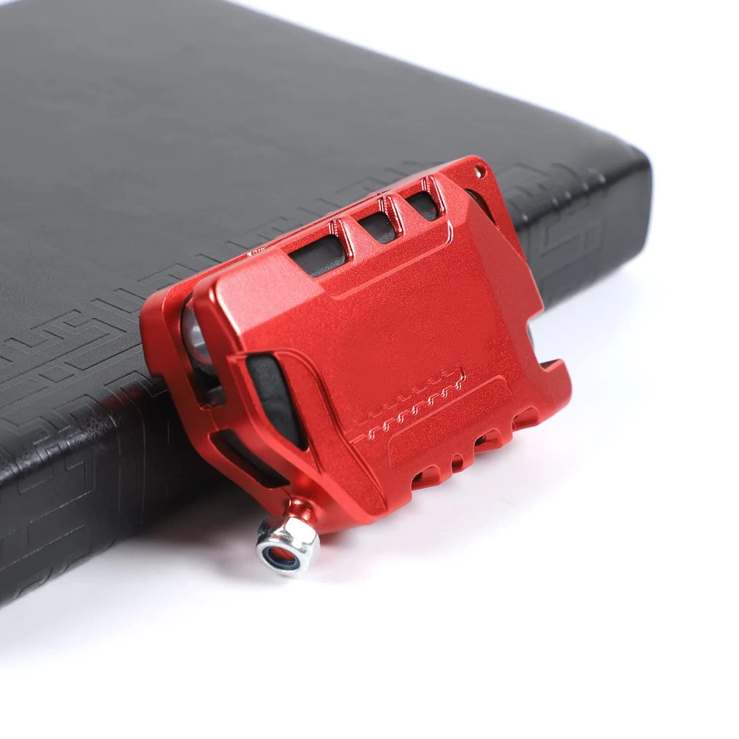 RT-TCZ Red Aluminum Alloy Key Fob Case Cover for Jeep Wrangler JL JLU Gladiator 2018-2023 | Heavy Duty Protection - view 7