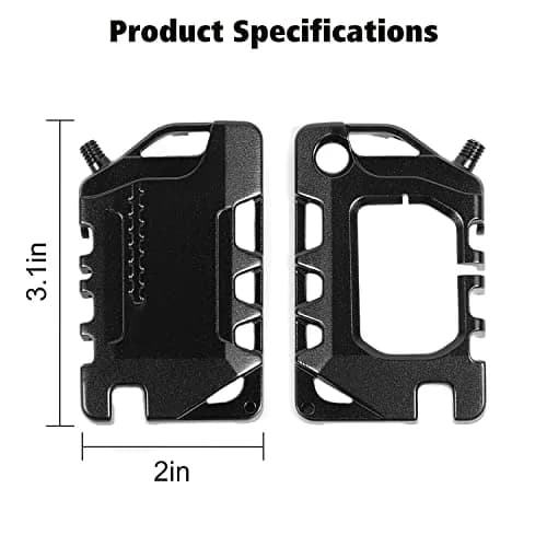RT-TCZ Black Aluminum Alloy Key Fob Case Cover for Jeep Wrangler JL JLU Gladiator | Heavy Duty Protection thumbnail 3