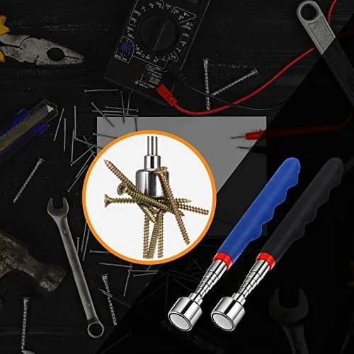 Patelai Telescoping Magnetic Pickup Tool Set 2 Pcs 30 Inch Reach 20 Lb Pull Force | Essential Workshop & Home Gadget thumbnail 6
