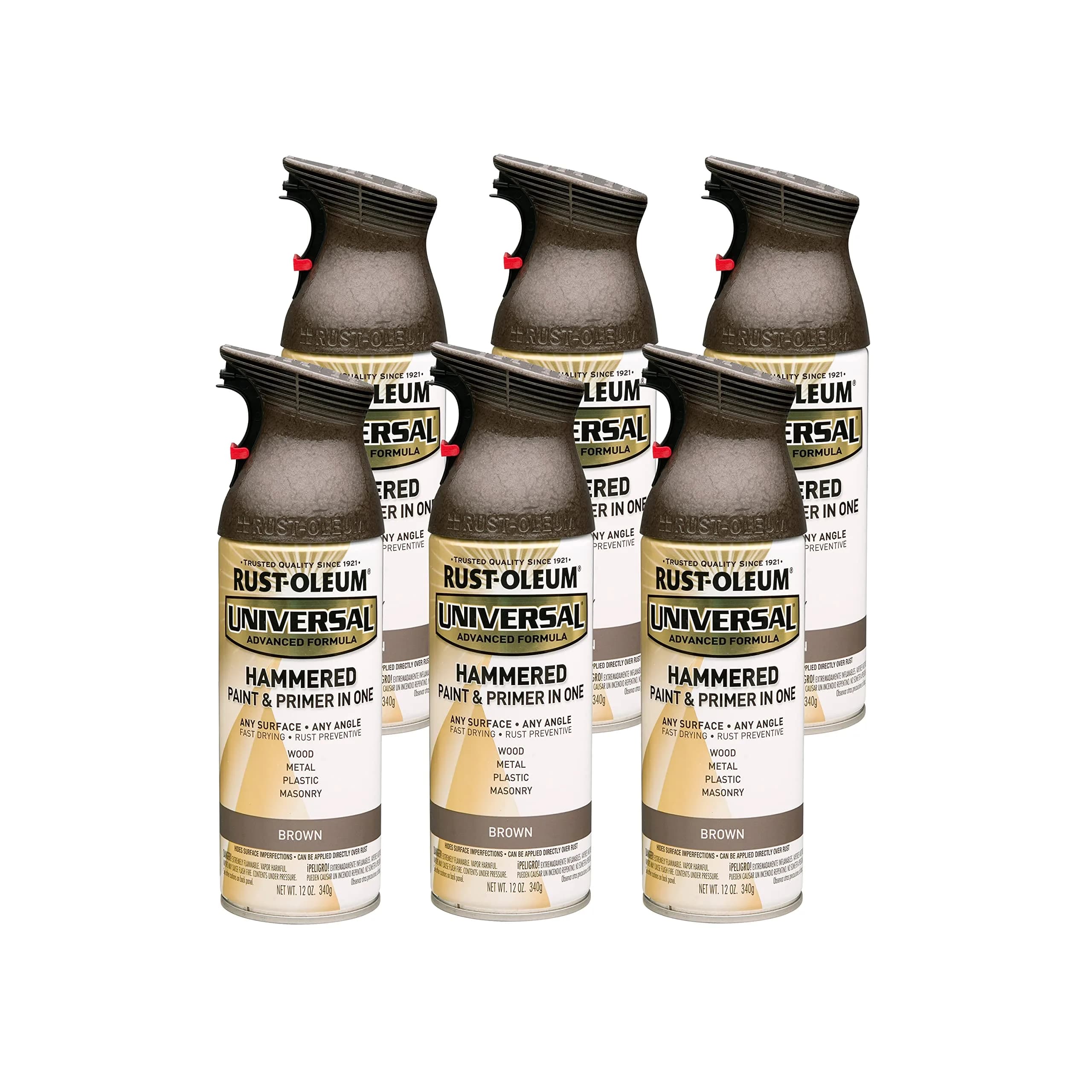Rust-Oleum Universal All Surface Clear Topcoat Spray 11 oz (325 ml) Frosted Pearl Clear | Professional Grade Paint for Wood, Metal, Plastic
