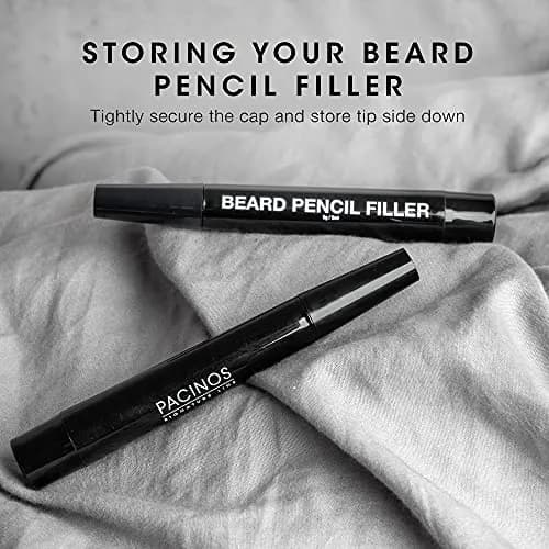 Pacinos Beard Pencil Filler Light Brown | Waterproof, Natural Finish, Moustache (10g / 0.35oz) thumbnail 6