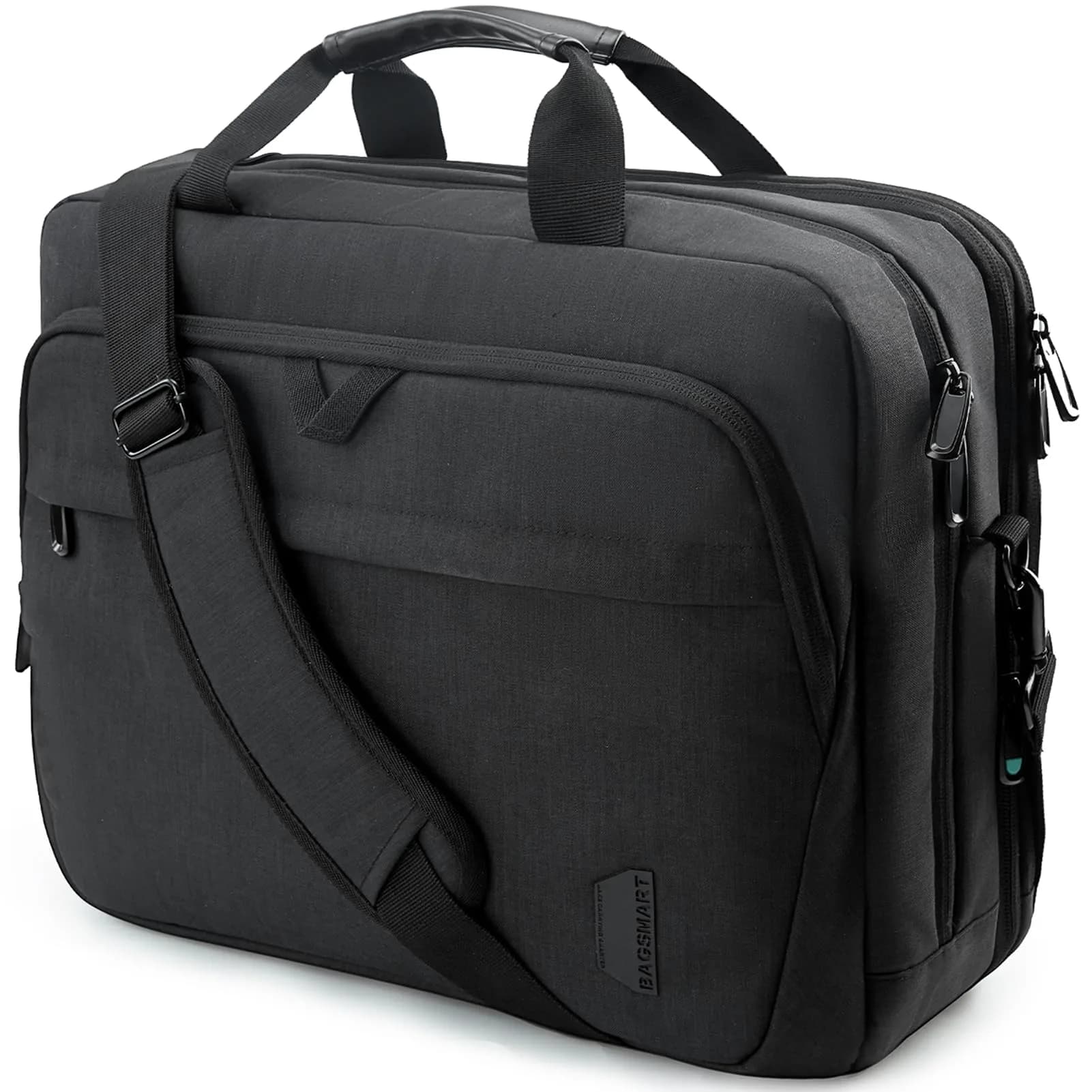 BAGSMART 17.3 Inch Expandable Laptop Bag Briefcase | Water-Resistant Business Travel Work Bag - main product image
