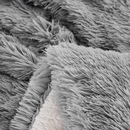 Flysheep Faux Fur Twin Comforter Set 68"x86" | Ultra Soft Reversible Bedding for Winter & Summer thumbnail 5