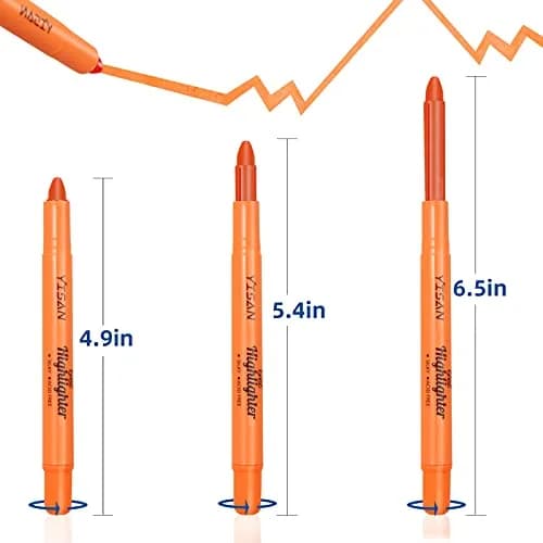 YISAN Gel Bible Highlighters 8 Assorted Colors | No Bleed Through Paper thumbnail 3