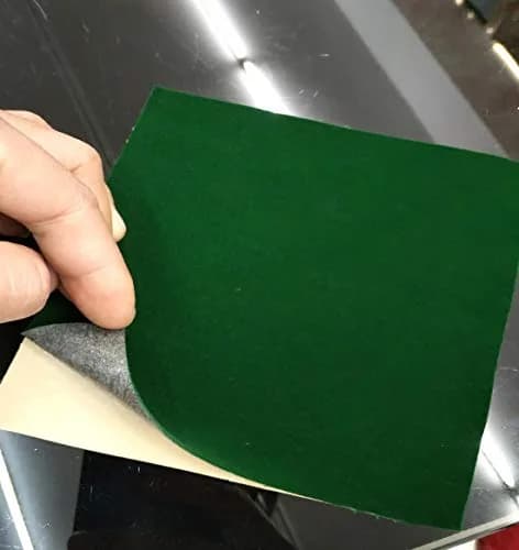 CHENGZHG Green Velvet Flocking Liner 45cm x 200cm (17.7" x 78.7") | Self-Adhesive Peel and Stick for Drawers, Crafts, and Jewelry thumbnail 5