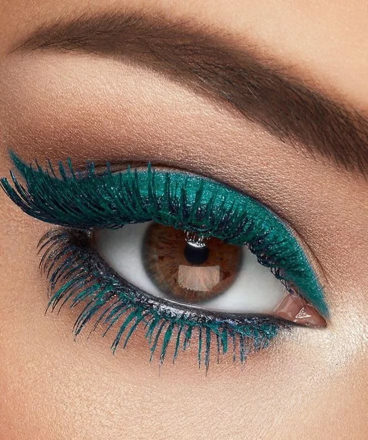 Maydear Dark Green Waterproof Mascara for Women's Eye Makeup | Volumizing & Lengthening thumbnail 3