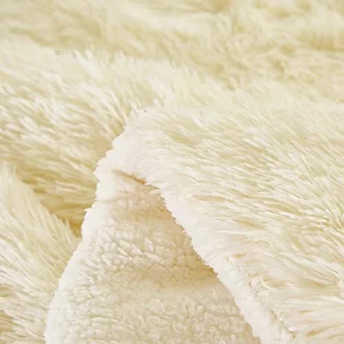 Flysheep Faux Fur Comforter Set Queen | Ultra Soft Long Hair Plush Bedding thumbnail 5