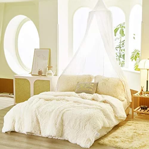 Flysheep Faux Fur Comforter Set Queen | Ultra Soft Long Hair Plush Bedding thumbnail 9