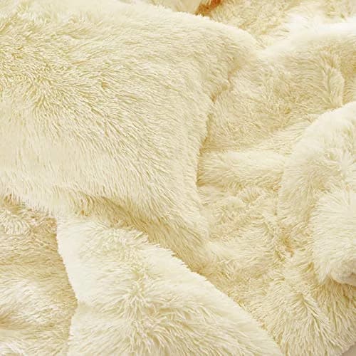 Flysheep Faux Fur Comforter Set Queen | Ultra Soft Long Hair Plush Bedding thumbnail 3