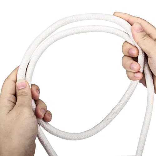 HOZEON Cotton Rope 3/8 Inch x 164 Feet | Heavy Duty Natural Cotton Cord for Crafts & Decor thumbnail 6